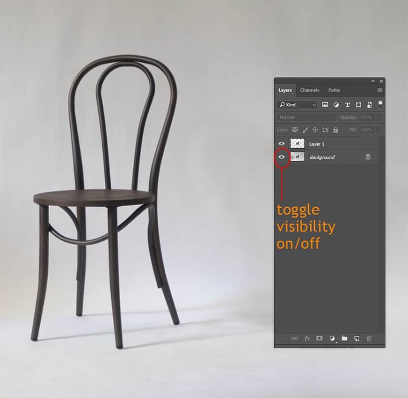 isolate object in photoshop