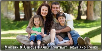Unique Family Portrait Ideas and Poses