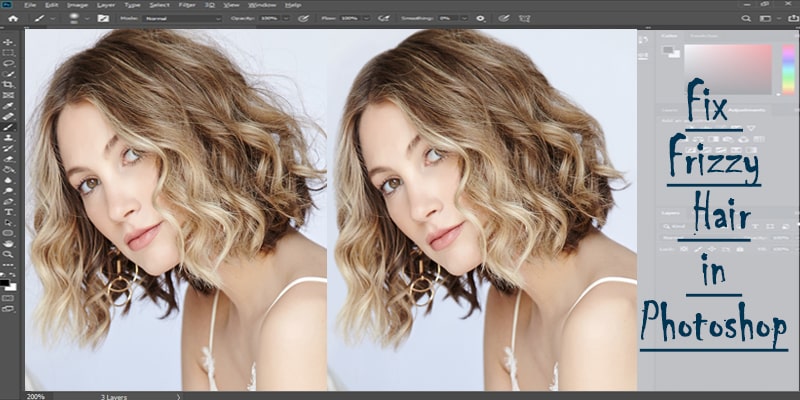 Come risolvere i capelli crespi in Photoshop