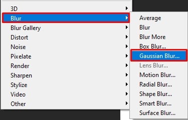 Applying Gaussian Blur Filter