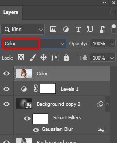 Color layer in the document
