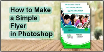 how to make a flyer in photoshop