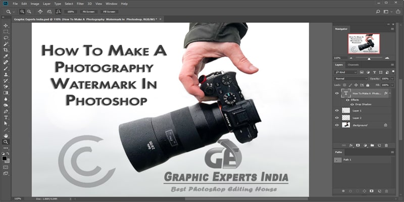 How To Make A Photography Watermark In Photoshop