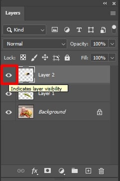 Hide and Show Layers in Photoshop