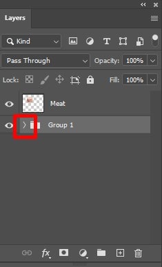 place a layer into the new group
