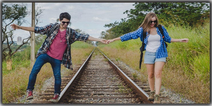 Walking on Train Tracks