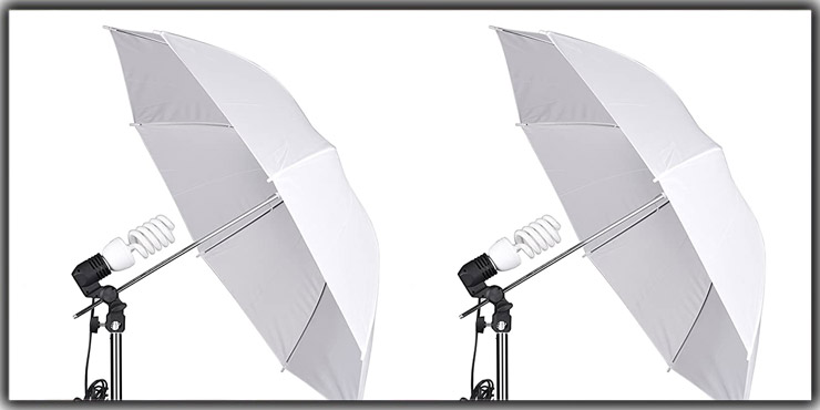 White Photography Umbrellas