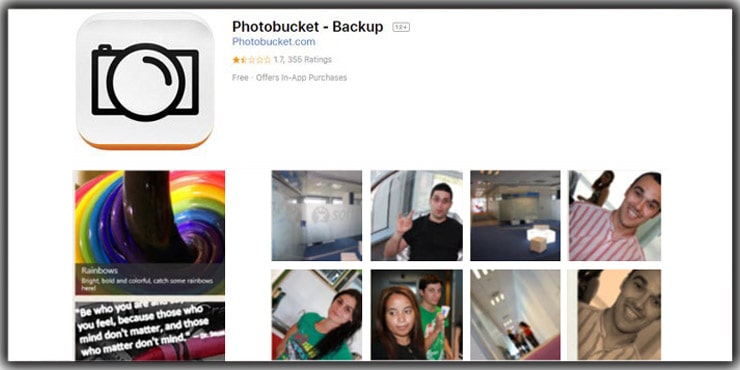 photo storage app Photobucket