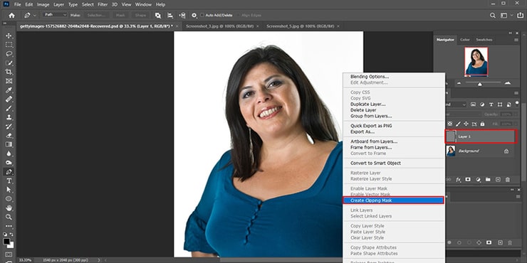 Create Clipping Mask