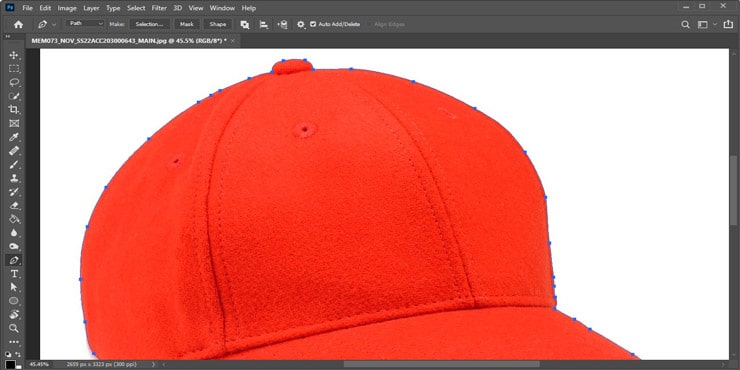 How to make clipping path
