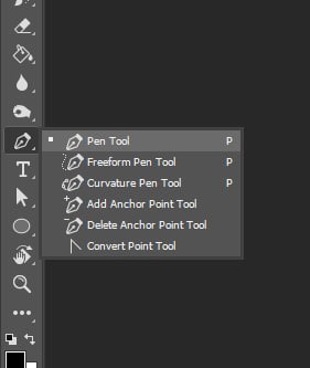 Selecting Pen Tool 