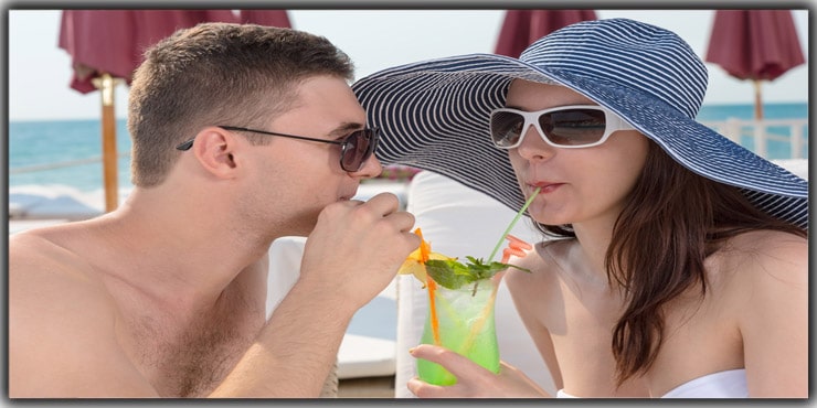 Sharing Straws from a Drink