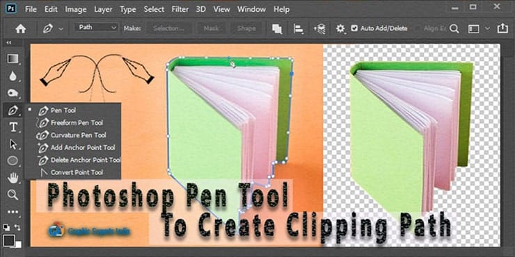 Use the Photoshop Pen Tool to Draw a Clipping Path