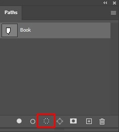 create a selection from a path