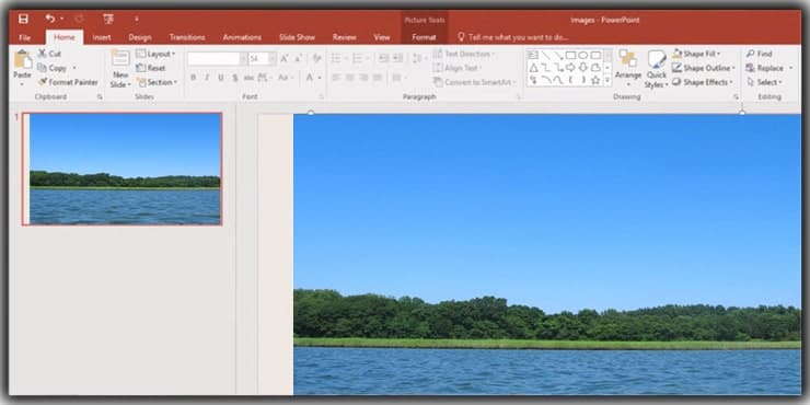 add an image in PowerPoint