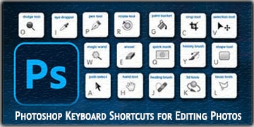 Photoshop Keyboard Shortcuts for Editing Photos