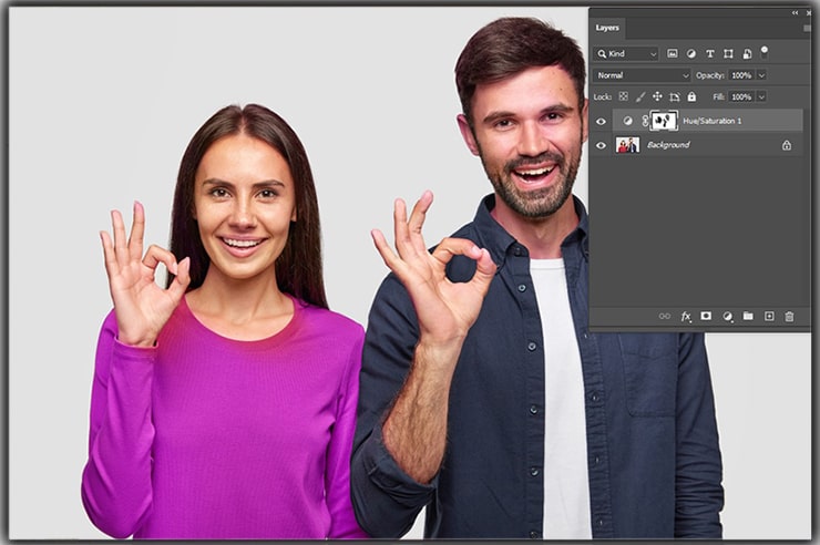 replace color in photoshop
