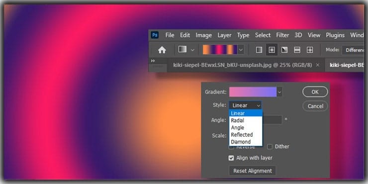 How to Color Correct in Photoshop - Using Gradient Tool