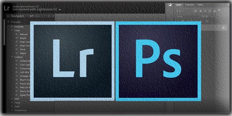 Adobe Lightroom and Photoshop