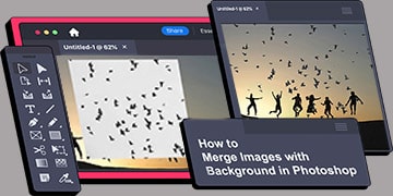 How to Merge Images with Background in Photoshop