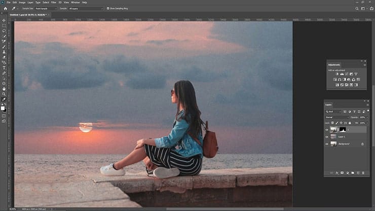 how to edit background of photo in Photoshop CC 2024
